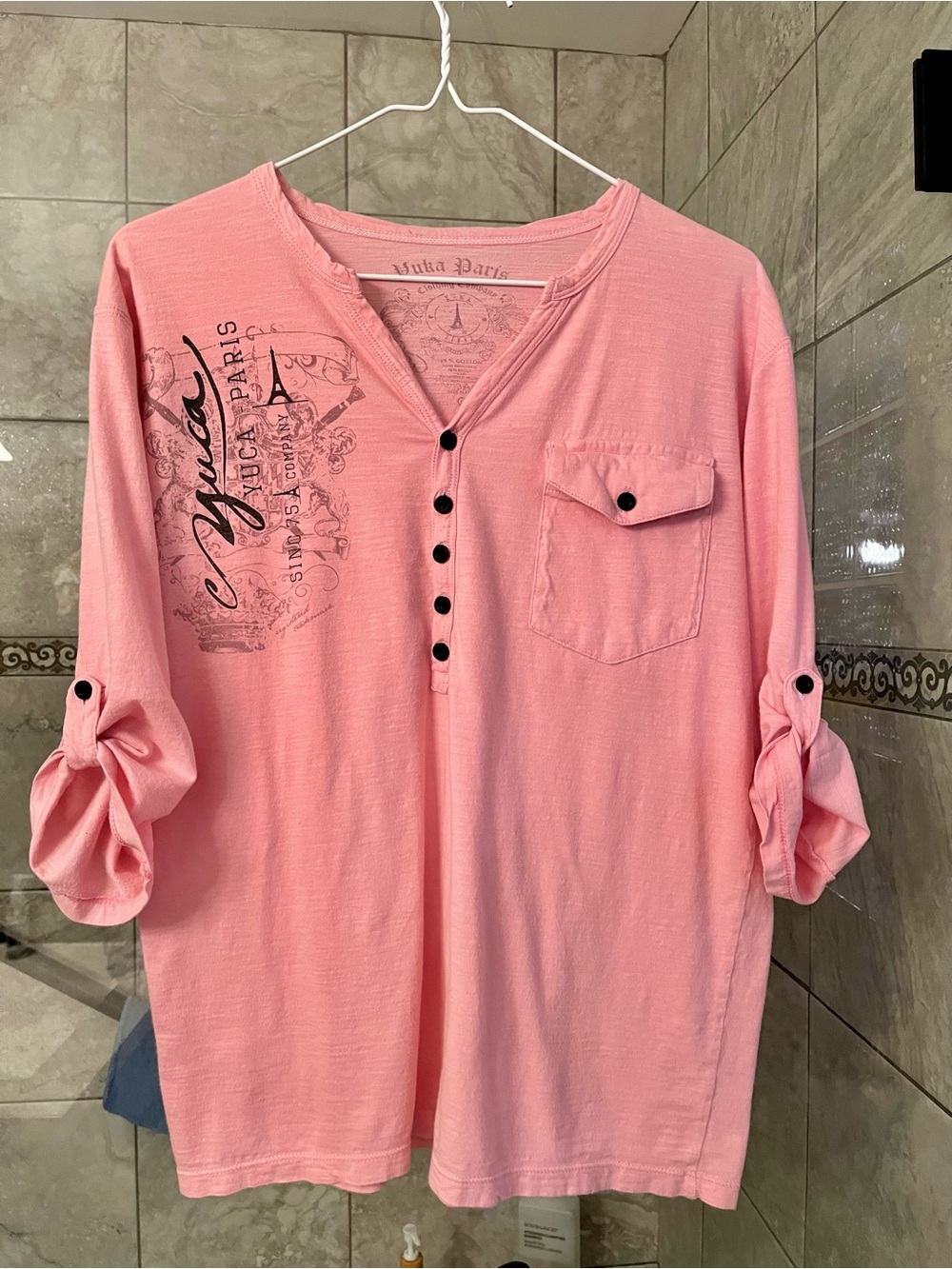 Pink Yuca Paris Soft Cotton Top
